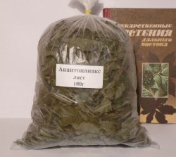 Акантопанакс сидячецветковый - сухие листья